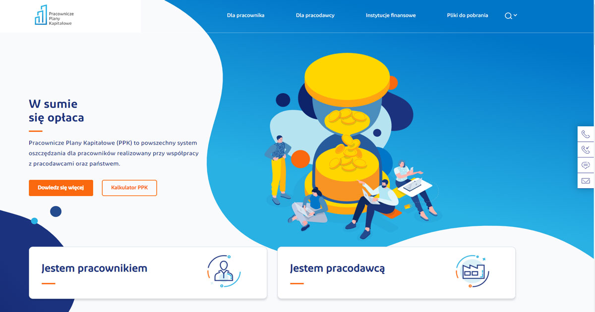MojePPK - Oficjalny Portal Informacyjny Pracowniczych Planów Kapitałowych (PPK)