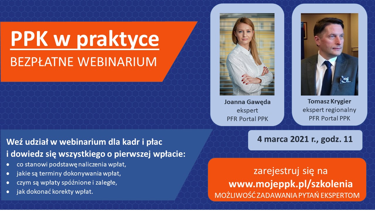 Jak naliczać pierwszą wpłatę do PPK? Webinarium „PPK w praktyce” dla kadr i płac