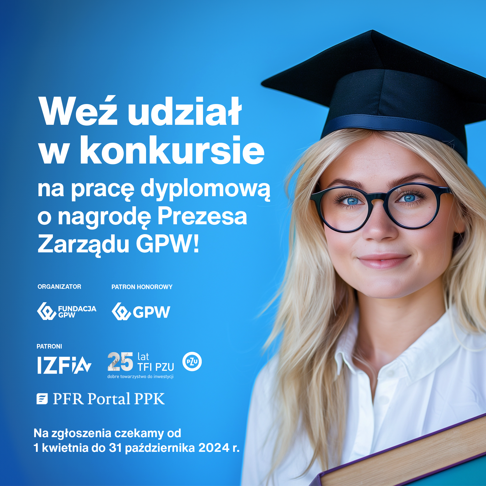 Konkurs na najlepszą pracę dyplomową na temat rynku kapitałowego i PPK