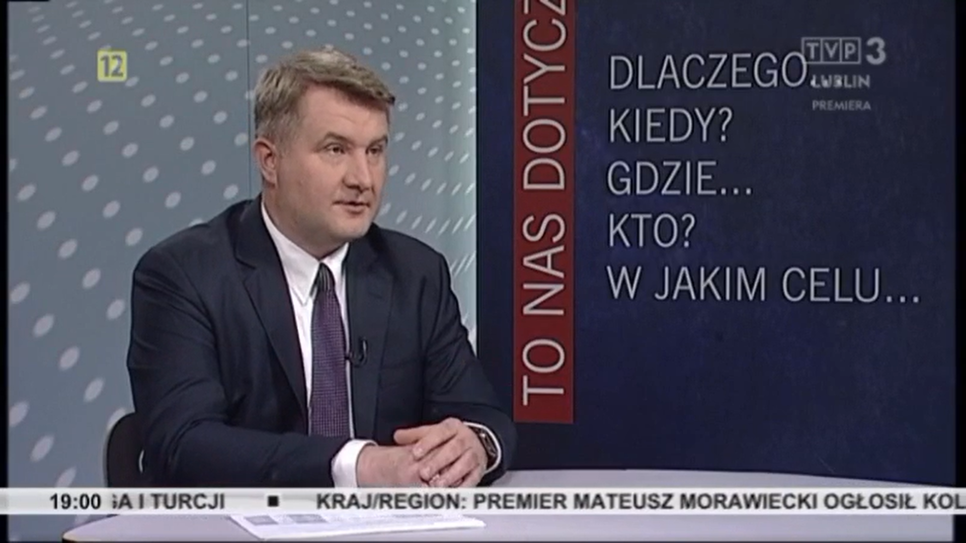 Robert Zapotoczny w TVP3 Lublin