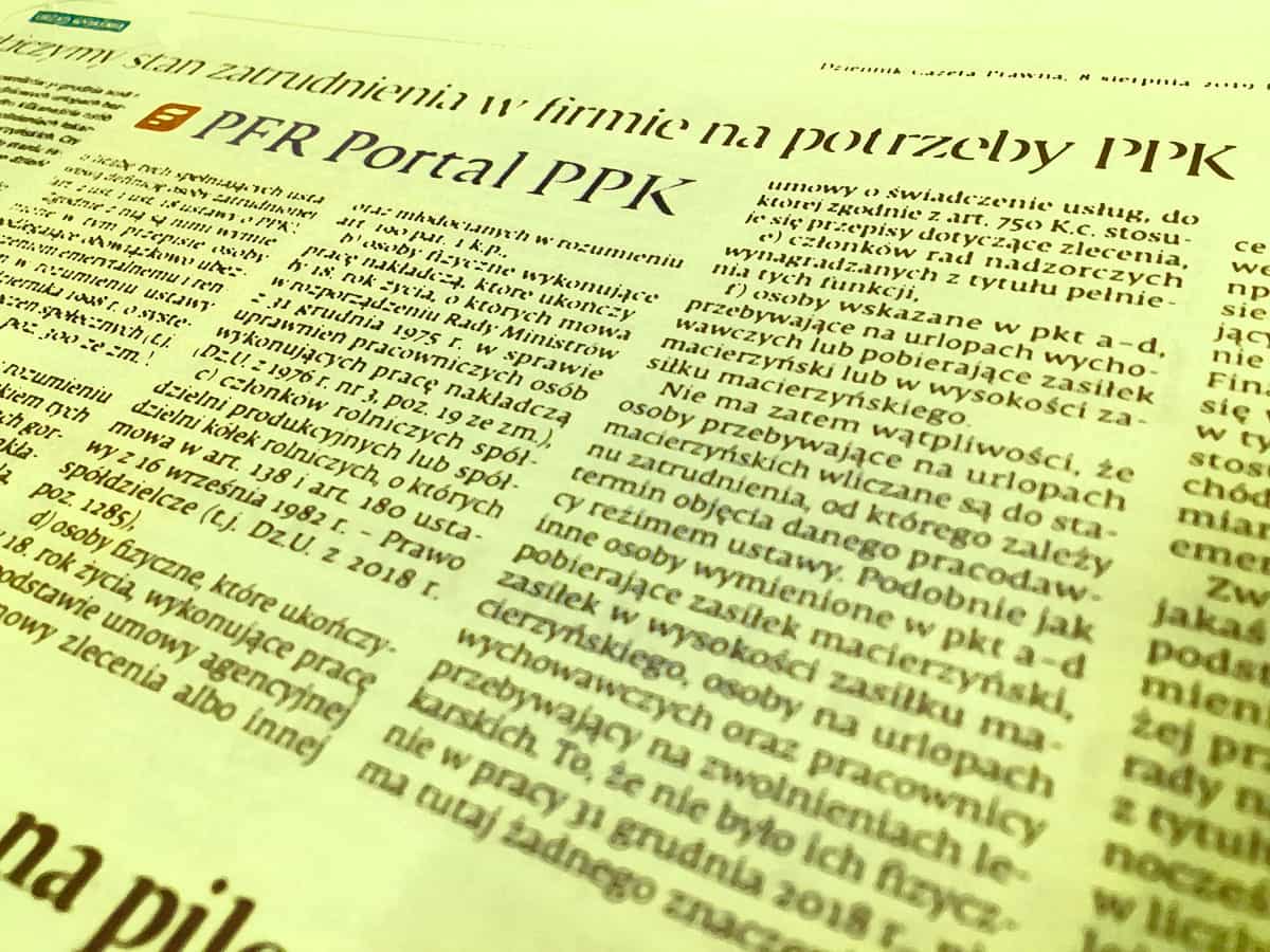 Porady ekspertów Portalu PPK w