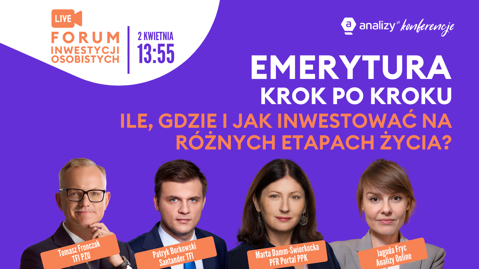 Forum Inwestycji Osobistych – trwają zapisy!