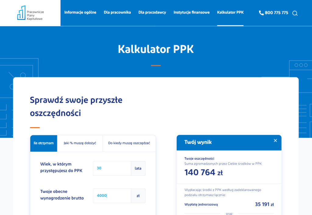 PFR Portal PPK uruchamia nowy kalkulator oszczędności PPK