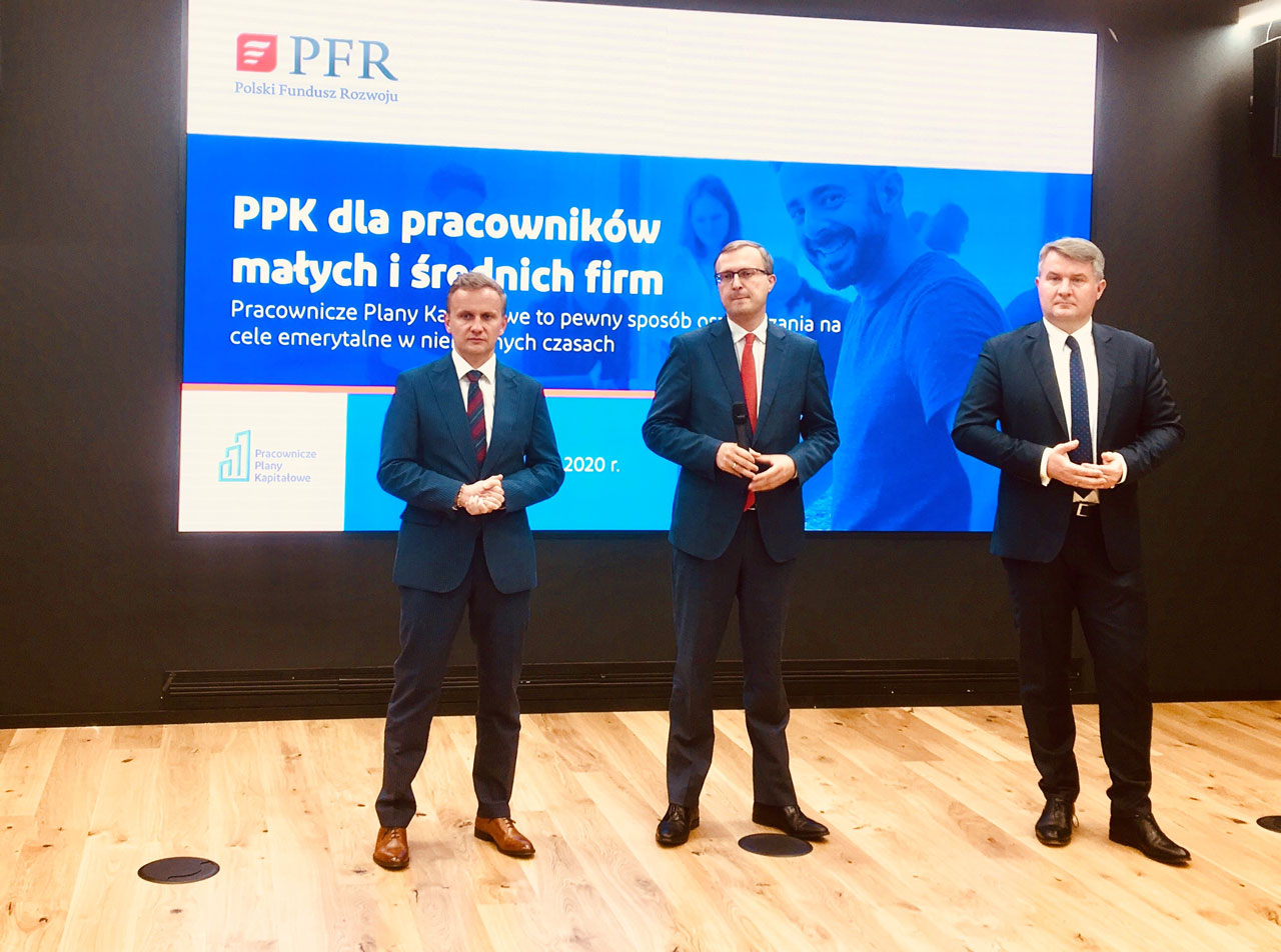 Konferencja prasowa PFR: PPK dla 3,7 mln pracowników z 78 tys. małych i średnich firm