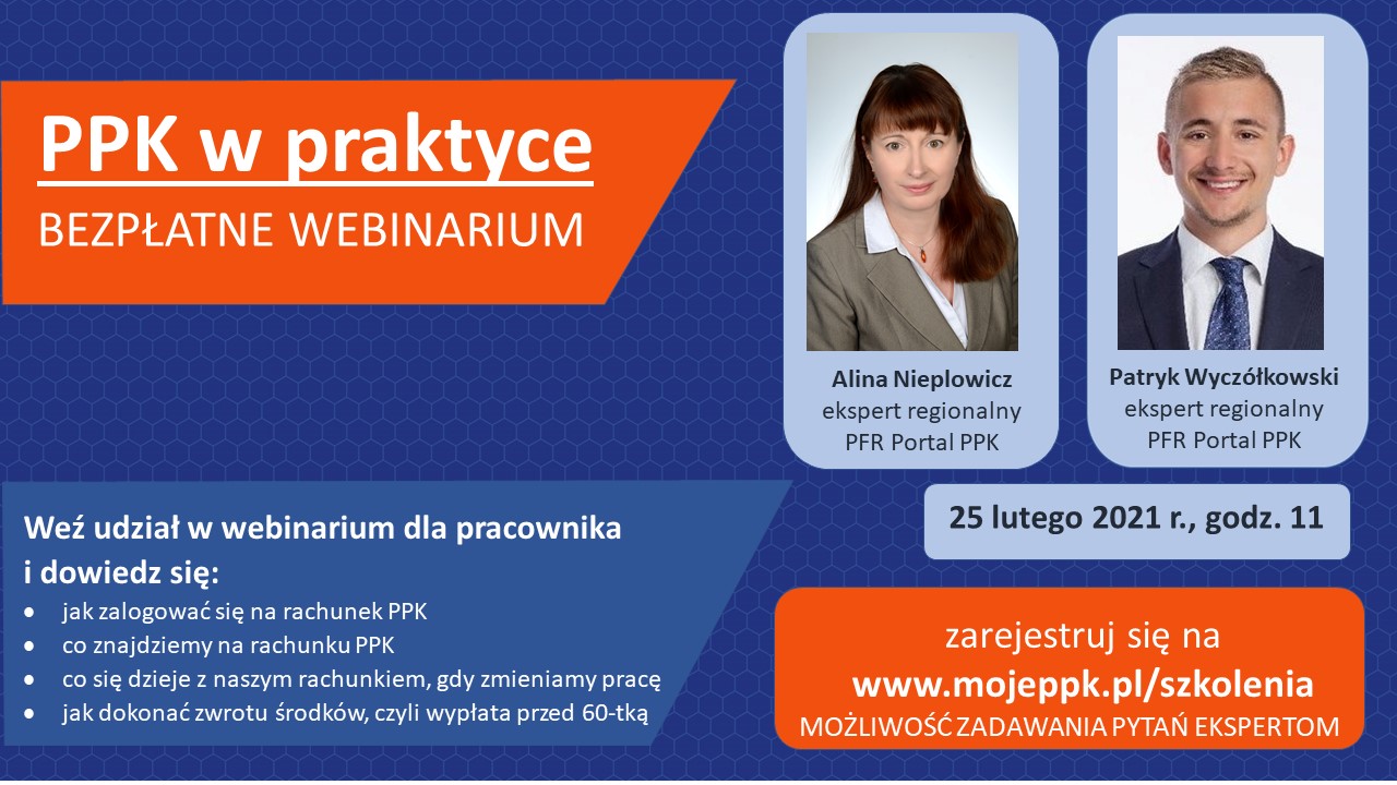 Jak zarządzać swoim rachunkiem PPK? Webinarium „PPK w praktyce”