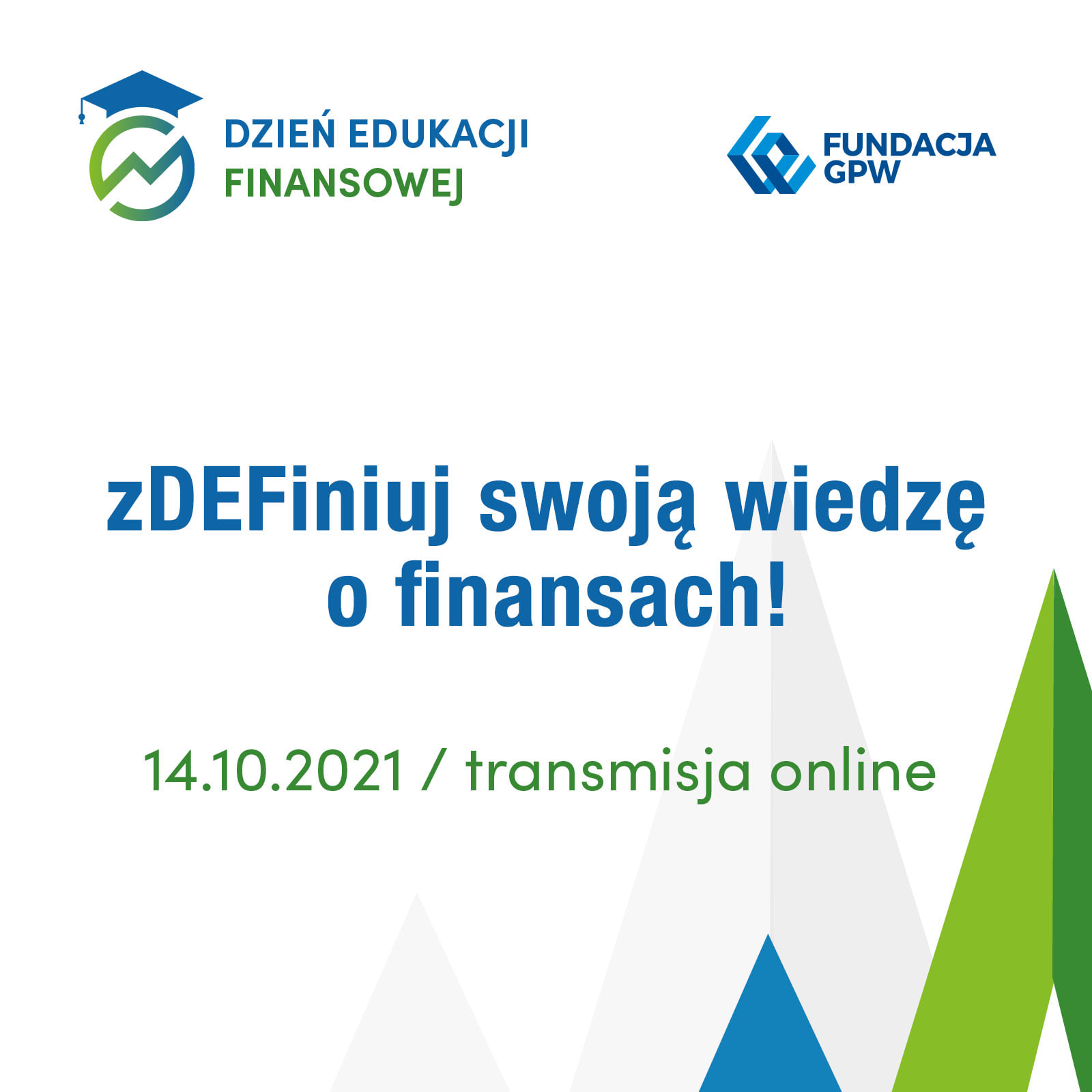 Dzień Edukacji Finansowej - zaproszenie