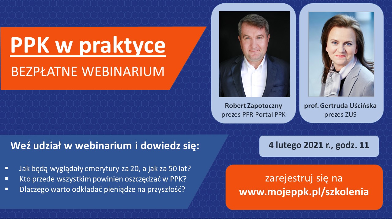 Jak będą wyglądały nasze emerytury? Webinarium z prof. Gertrudą Uścińską, prezes ZUS