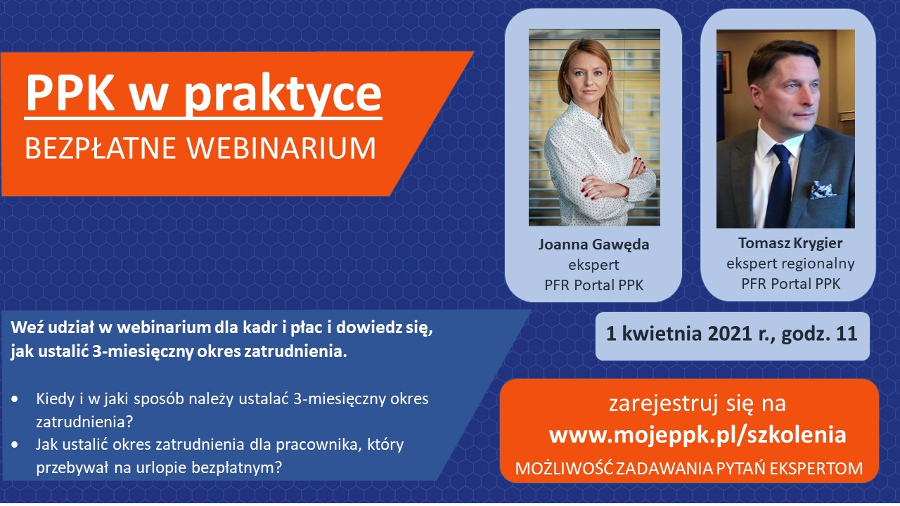 Jak ustalić trzymiesięczny okres zatrudnienia – webinarium „PPK w praktyce” dla kadr i płac